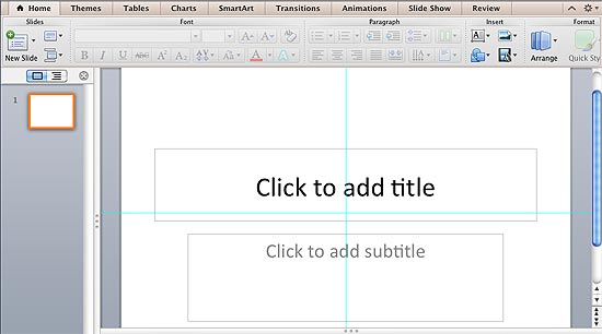 put gridlines in powerpoint for mac